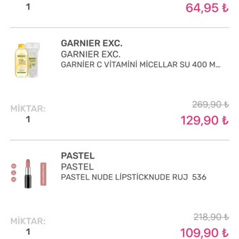 Watsons Satın Alınan Ürünü Eksik Yollama Ve Temin Etmeme