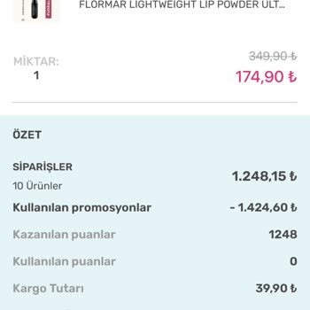 Watsons Satın Alınan Ürünü Eksik Yollama Ve Temin Etmeme