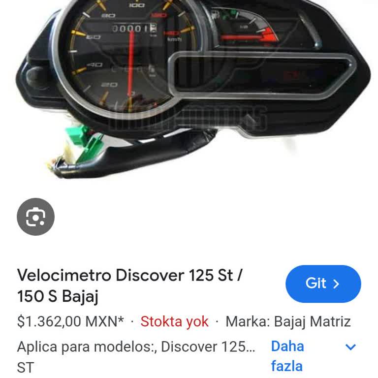 Bajaj Discover 125 ST Kilometre Paneli Sorunu