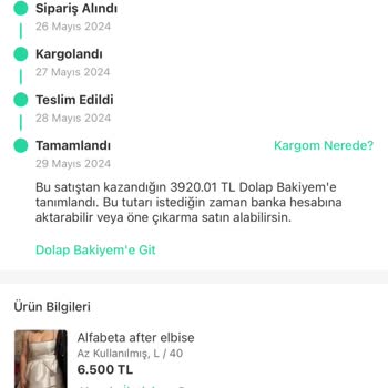 Dolap Para Transferi