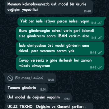 Ucuz Tekno Hatalı Ürün İadesi
