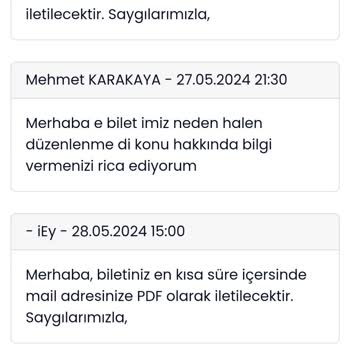 Banabilet Sitesinden Yapılan Haksızlık