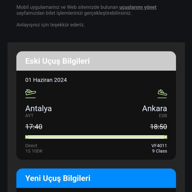 Ajet Ücretini Ödediğim Biletimi Vermiyor, Şikayetlere Dönüş Yapmıyor