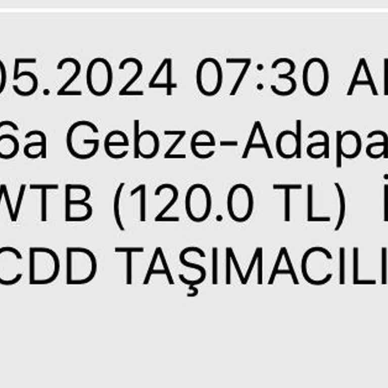 TCDD Hareket Saati İle