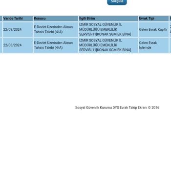 SGK İzmir Emeklilik SERVİSİ-11[Konak SGM Ek Bina]