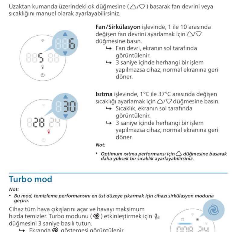 PHILIPS Ev Aletleri Philips AMF870/15 Isı Ayarı Yapılamıyor