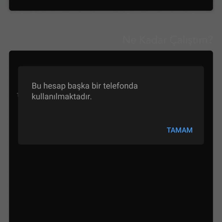 Lingusta Bu Hesap Başka Bir Telefonda Kullanılmaktadır
