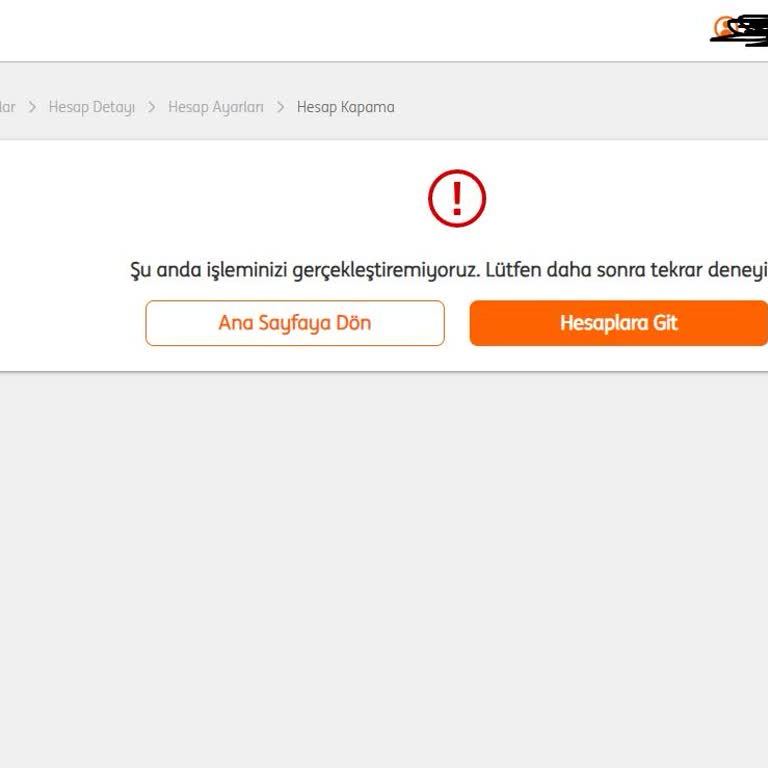 ING Bankası Yatırım Hesabımı İnternet Sisteminden Kapatamamak