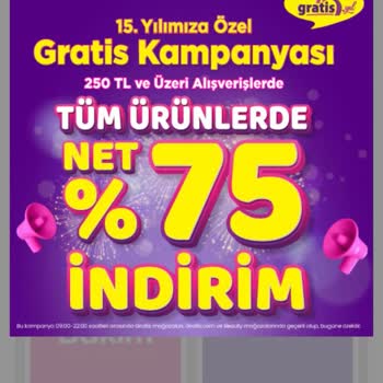 Gratis 15. Yıl Kampanyasında Teknik Sorunlar