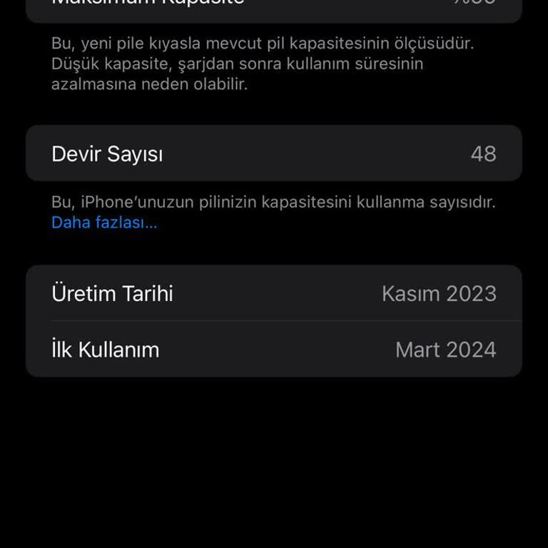 Apple İPhone 15 Pro Max Batarya Sorunu