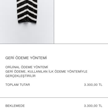 Zara Depomuza Ulaşmamıştır Diyerek İade Gerçekleştirmiyor