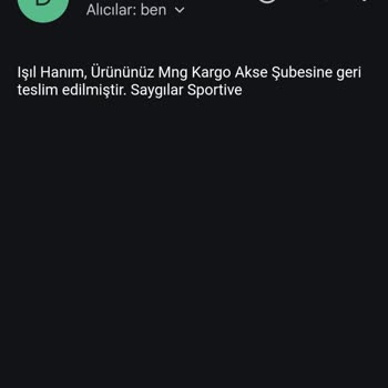 MNG Kargo İade Ürünümü Yanlış Yere Gönderdi Ve Ürünüm Kayıp