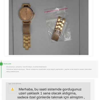 Saat & Saat Saat Değişim Talebi İstiyorum