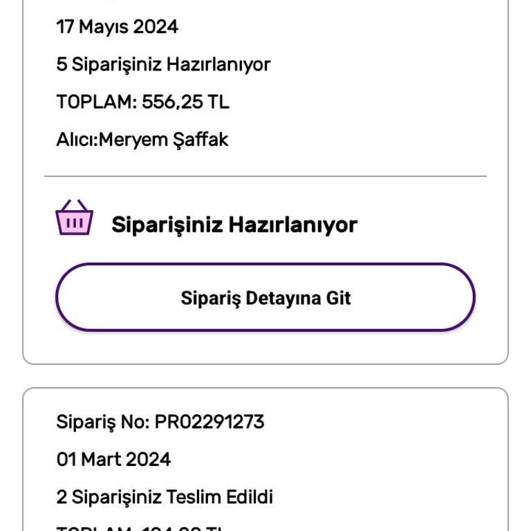 Gratis'in Bir Türlü Gönderemediği Siparişim