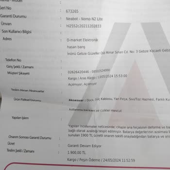 Hepsiburada Yanlış İşlem Şikayeti