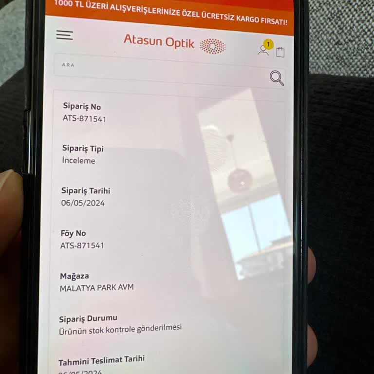 Malatya Atasun Optik Garantiden Gelmeyen Gözlük
