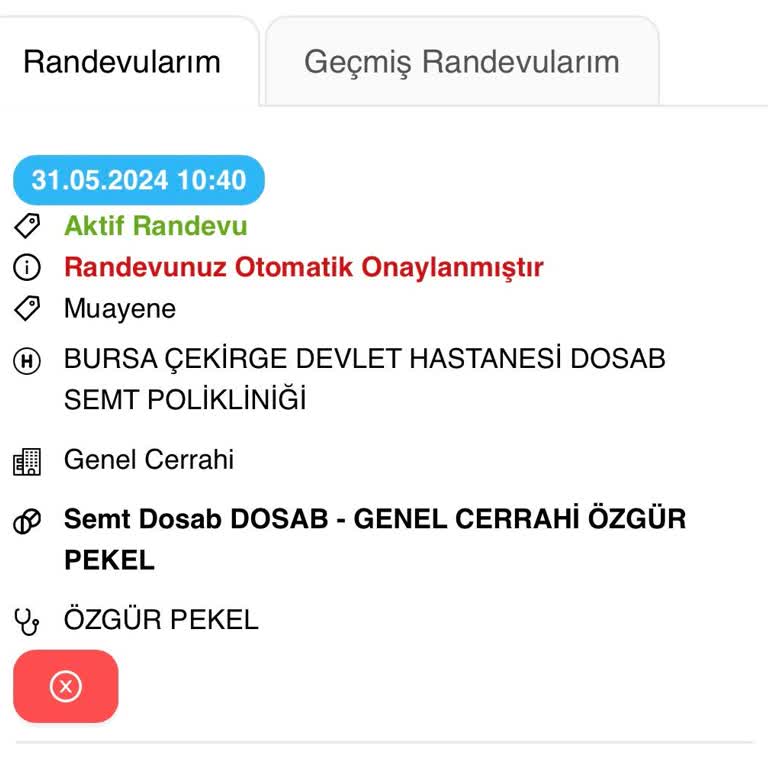 Bursa DOSAB SEMT POLİKLİNİĞİ Çekirge Devlet Hastanesi Doktor İlgisizliği
