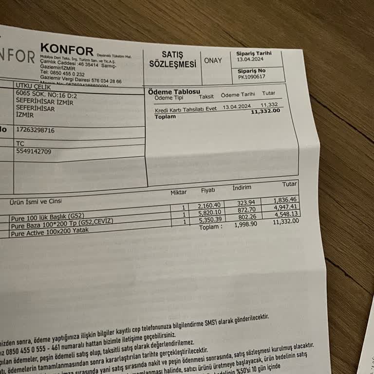 Konfor Mobilya Ürün Teslimatını Bayağı Geciktirdi! İcraat Sıfır!