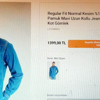 Lee Jeans İndirim Sepete Yansımadı