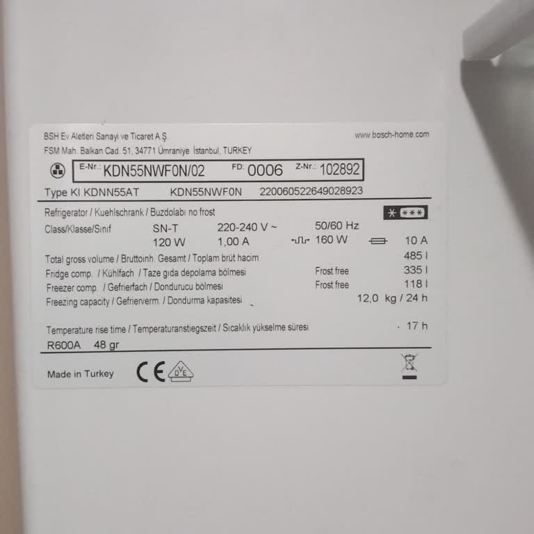 Bosch Buzdolabında Bitmeyen Donma Sorunu: Teknik Servis Çözüm Üretemedi