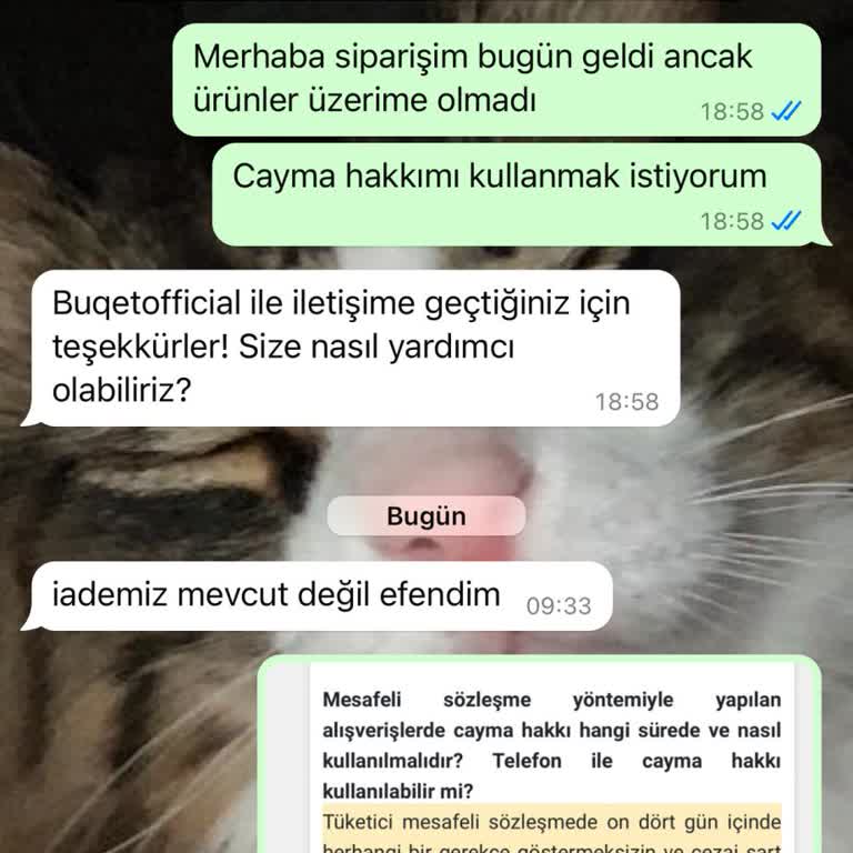 Buqet Official Hakkında İade Sorunu