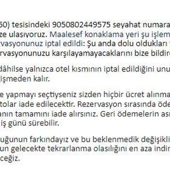 Hotels.com 1 Hafta Kala Otelimizi İptal Ettiler...