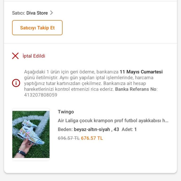 Trendyol Banka Hesabıma İadem Gelmedi