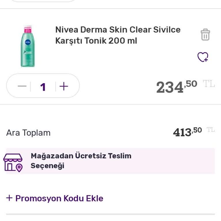 Gratis Online Sepetimdeki Ürünlere İndirim Uygulamıyor
