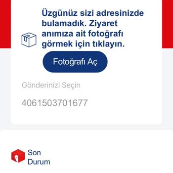 Aras Kargo Eve Gelmeden Adreste Buladık Diye Ürünü Teslim Etmemesi