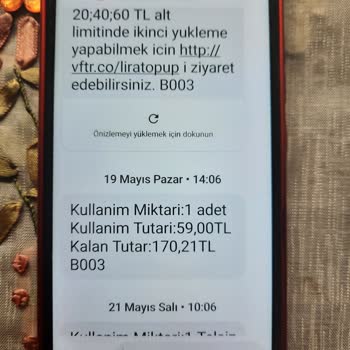 Vodafone Tarafından Kesilen Haksız Bakiye