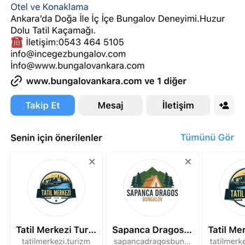 İnceğez Bungalov Ankara Tarafından Yanıltıldım!