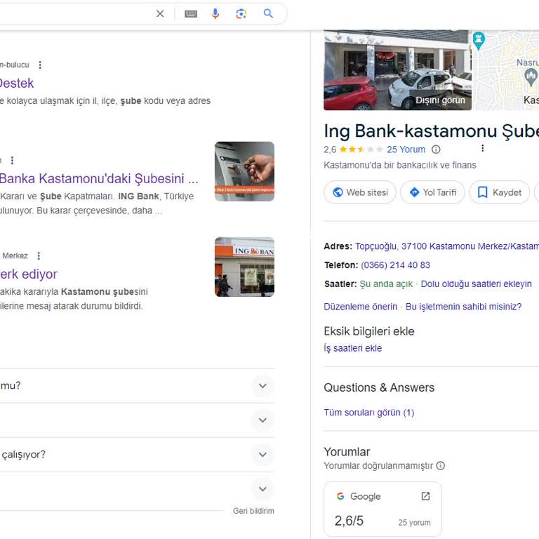 ING Bank Müşteri Temsilcisine Bağlanamama