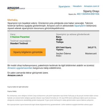 Kullanılmadan Geri Alınan Amazon Promosyonu+amazon'la İletişimsizlik