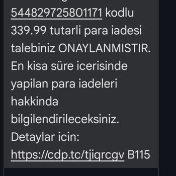 Divolya.com İade Ücreti Kesti