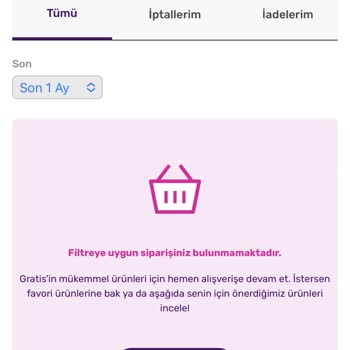 Gratis Online Sipariş Problemi