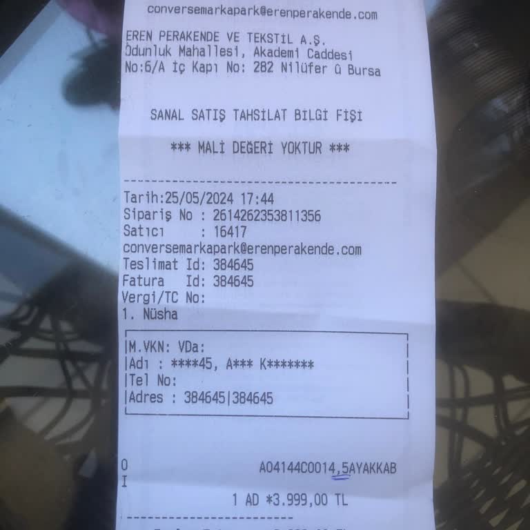 Marka Park Parayı İade Etmiyor