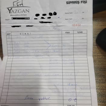 Yazgan Masa Sandalye Sipariş Fiyaskosu Hakkında