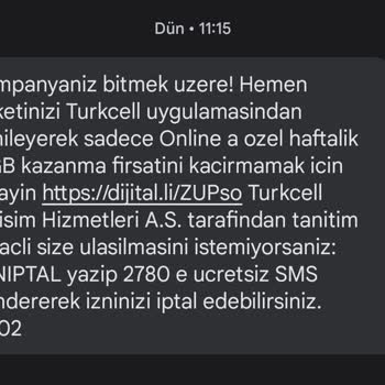 Turkcell Bildirimlerle Yönlendirip Ek Ücret Yansıtıyorlar