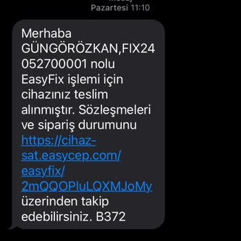 EasyCep Onarım İçin Bıraktığım Telefonum Nerede?