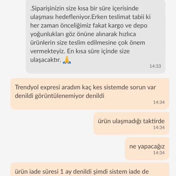 Trendyol Yanlış Ürün Tedariğinde Müşterisi Olarak Yanımda Durmadı