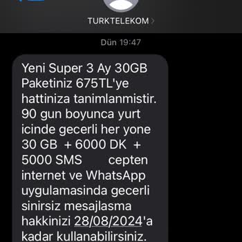 Türk Telekom Paramın Hesabıma İadesini İstiyorum Şikayetim Var Mağdurum Bu Durumda.