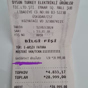 Dyson Parça Temin Problemi