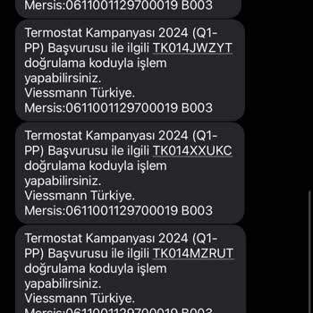 Viessmann Kombi Termometre Kampanya Hatası