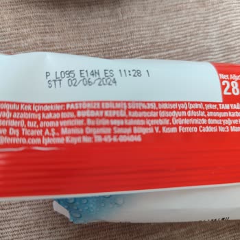 Kinder Küflenmiş Süt Dilimi