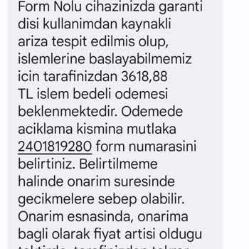KVK Teknik Servis Müşteriyi Mağdur Ediyor