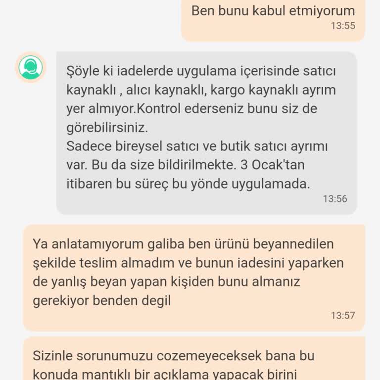 Dolap Uygulamasının İadede Alıcıdan Kargo Parası İstemesi