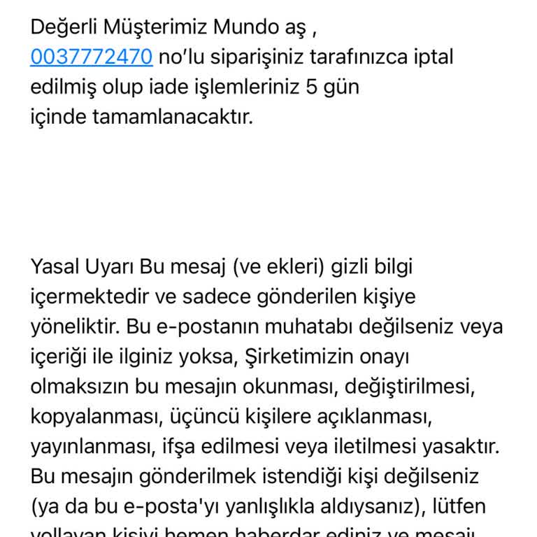 Avansaspro.com Para İadesi Yapılmıyor.