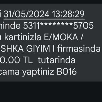 Moka Kartımdan Habersiz Çekim