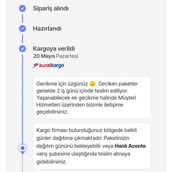 Hepsiburada Ve Sürat Kargo Ürünü Teslim Etmiyor.