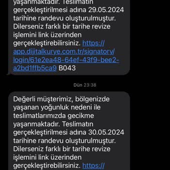 TurkNet Sözleşme Kurye Sorunu